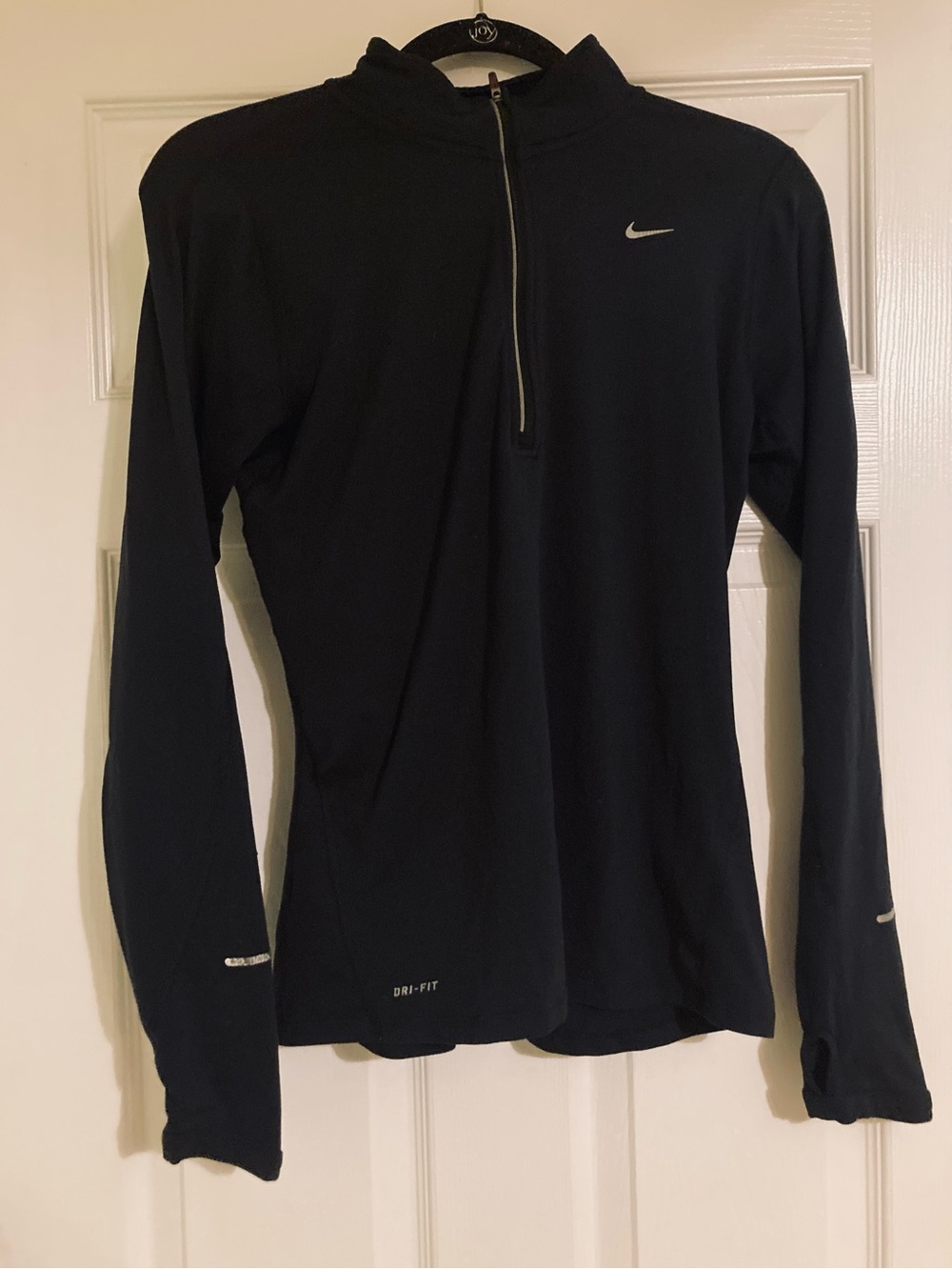 Nike Dri-Fit Athletic Quarter Zip Pullover Top
